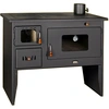- Holzofen PRITY 2P50 16 kW mit Backofen & Metallplatte Kaminofen