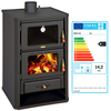 - Holzofen PRITY FG 14,2 kW mit Backofen Kaminofen Heizen Kochen