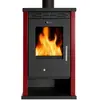 Prometey Kaminofen EKO 3 Holzofen 8,5 kW Bordeaux Stahl Ecodesign A+ 8...