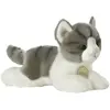 AURORA MiYoni, Tabby Cat 8 Zoll, 10813, Grau und Weiß, Stofftier für K...