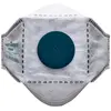 EAGLE FFP2 Flachfalt-Halbmaske mit Carbonventil - 12 Stück - Weiß