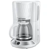 Russell Hobbs Honeycomb Glas-Kaffeemaschine (Weiß) 27010-56