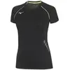 Premium Damen T-Shirt Mizuno JPN Schwarz S