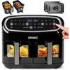 Duronic AF24 Heißluftfritteuse | Airfryer mit 9 Liter Volumen | Gleich...