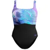 Badeanzug, Damen Speedo Contour Eclipse Bleu 46
