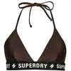 Triangel-Badeanzugoberteil mit Gummizug, Damen Superdry M