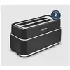 Morphy Richards 245744, 4 slice(s), Black, Buttons, Level, 1750 W, Toa...