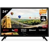 Hitachi 24HE2202, 61 cm (24"), 1366 x 768 Pixel, HD, LCD, WLAN, Schwar...