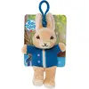 Rainbow, Plüsch-Schlüsselanhänger, Hase Peter mit blauer Jacke