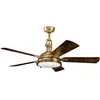 KICHLER Elstead Lighting Hatteras Bay leiser Deckenventilator mit LED ...