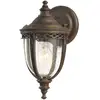 Wandlaterne English Bridle, IP44, Ø 16,5 cm, bronze