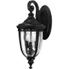 Wandlaterne English Bridle IP44 Ø 21,6 cm schwarz