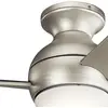 LED-Deckenventilator Sola, IP23 nickel