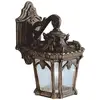 Außenwandleuchte Tournai, bronze, IP44, Alu