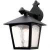 Elstead York Außen-Wandleuchte E27 31cm Schwarz IP43