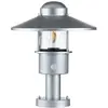 Elstead Klampenborg Außen-Stehleuchte Sensor E27 32cm Silber IP44