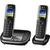 Panasonic KX-TGJ322GB Schnurlostelefon mit AB + 2. Mobilteil schwarz