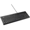 Kensington KB100 EQ, Volle Größe (100%), Kabelgebunden, Schwarz
