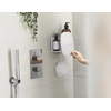 Joseph Joseph EasyStore  Kompakte Duschablage mit verstellbarem Spiege...