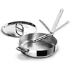 Joseph Joseph Space Steel Stielkasserolle, Pfanne + Kochtopf, Silber