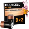 Duracell Plus Power D Lr20 Alkalibatterie 2 Einheiten One Size