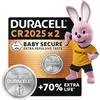 Duracell Lithium-knopfzellenbatterie 2025 Packung 2 Batterien One Size