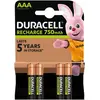 Duracell 1x4 R3 Aaa 750mah Wiederaufladbare Batterie One Size