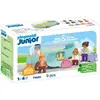 PLAYMOBIL Junior Reisebus 71682, 12+ Monate, 4 Figuren, Gepäckfächer
