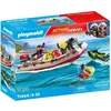 PLAYMOBIL Feuerwehrboot mit Jetski, Action Heroes, 4+ Jahre, mit 2 Fig...