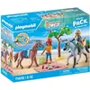 PLAYMOBIL Amélia und Ben mit Pferden Horses of Waterfall, 2 Figuren, 2...