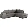 CASAPY MITCHELL Reversibles Ecksofa 4-Sitzer anthrazit, umbaubar zum 1...