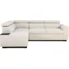 CASAPY KELIO Ecksofa beige, Kassetten-Conversion zum gelegentlichen Sc...