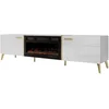 MOBILIER1 MIRJAN24 TV-Schrank Picru 2D EF mit Kamin (mit zwei Klappen)...