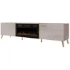 MOBILIER1 MIRJAN24 TV-Schrank Picru 2D EF mit Kamin (mit zwei Klappen)...