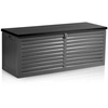 Gartenbox 143 x 57 x 53,5 cm 390 Liter schwarz und grau