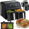 Berdsen Frytkownica bezt uszczowa Air fryer BD-653 czarno-srebrna