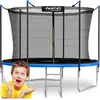 Neo-Sport Gartentrampolin 183 cm (6 Fuß) mit Innennetz und Leiter