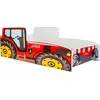 Traktor Kinderbett rot 140x70