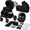 Lionelo Kombikinderwagen Layla 3in1 Babyschale, Babywanne und Buggy bi...
