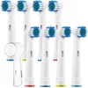 Nelips Oral-B Aufsteckbürsten Precision Clean 8 Stück mit Schutzkappen...