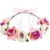 partydeco Kostüm Haarreif Blumenkranz, Bunt