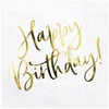 Partydeco, Servietten, Happy (20 Stk., 33 x 33 cm)