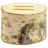 partydeco Ringkissen, Ringkissen Holz / Baumscheibe 6cm Natur