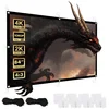 Maclean MC-166 Tragbare Projektionswand 84'' 4:3 175x131cm 4K Rahmenle...