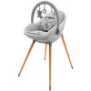 Kinderkraft Kombihochstuhl FINI UP 2in1 (Set, 2 St), mit Spielbügel