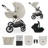 Kinderkraft PRIME 3 Kinderwagen 3-in-1 mit Babyschale MINK PRO 2, leic...