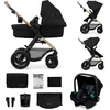 Kinderkraft Kombi-Kinderwagen MOOV 2 Air 3IN1, (Set), mit Luftreifen