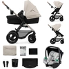 Kinderkraft Kombi-Kinderwagen MOOV 2 Air 3IN1, (Set), mit Luftreifen