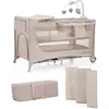 KinderKraft, Reisebett, 3in1 Joy 2 + Zubehör (73 x 129 cm)