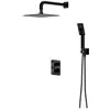 Omnires PARMA SYSPM11GR Unterputz-Duschset mit Thermostatarmatur, Grap...